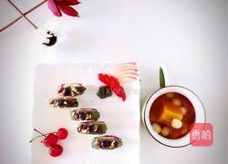 香蕉紫薯吐司抹茶卷的做法图解7