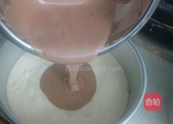 八寸三色戚风蛋糕的做法图解13