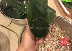 秫米(粘高粱)花豆粽子的做法图解6