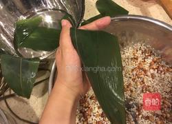 秫米(粘高粱)花豆粽子的做法图解12