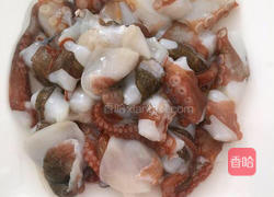 双椒炒章鱼的做法图解2