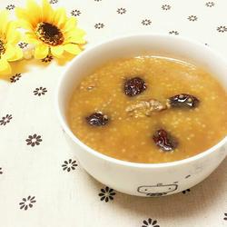 小米红枣核桃稀饭的做法[图]