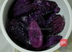 紫薯葡萄的做法图解3