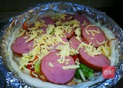 培根火腿披萨的做法图解6