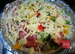 培根火腿披萨的做法图解7