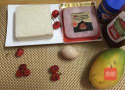 芒果三文治的做法图解1