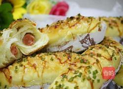 葱香火腿芝士面包的做法图解22