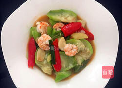 丝瓜虾仁煲的做法图解9