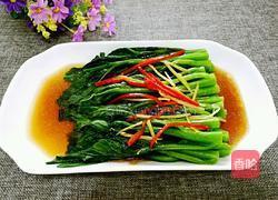 白灼菜心的做法图解7
