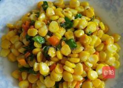 青椒玉米粒的做法图解4