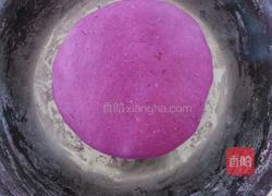 紫薯玫瑰花馒头的做法图解1