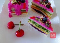 蔬菜水果泥抹茶蛋糕的做法图解11