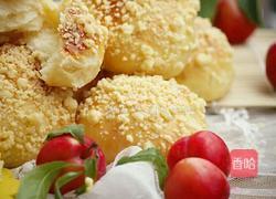 香酥粒餐包的做法图解1