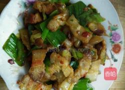 回锅肉 五花肉 蒜苗 郫县豆瓣酱 的做法图解5