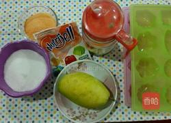 橙汁芒果粒果冻的做法图解1