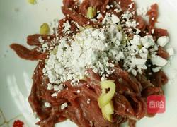 尖椒炒牛肉的做法图解3