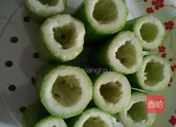 丝瓜酿虾的做法图解3