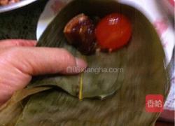 鲜肉粽，鲜肉蛋黄粽的做法图解3
