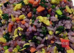 蛋炒紫薯米的做法图解8