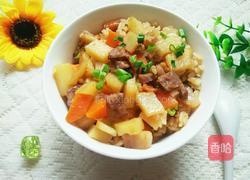 腊肉土豆焖饭的做法图解13