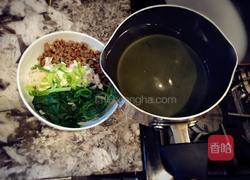 秘制菠菜肉哨面(早餐)的做法图解7