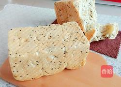全麦黑芝麻奶香土司的做法图解12