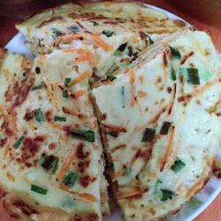 鸡蛋胡萝卜丝饼的做法[图]