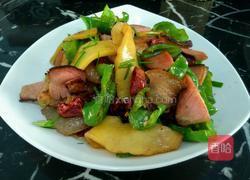 腊肉炒年糕的做法图解8