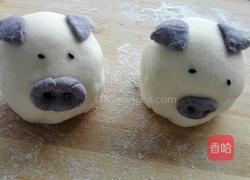 小猪豆沙包的做法图解8