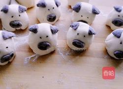 小猪豆沙包的做法图解9