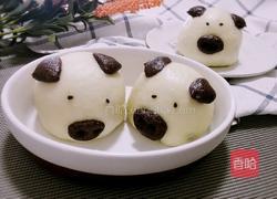小猪豆沙包的做法图解11