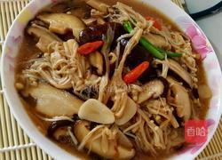 蒜香烧菌菇的做法图解8