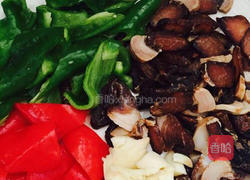 白芦笋炒腊肉的做法图解4