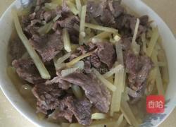 牛肉炒马铃薯丝。的做法图解8