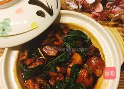 Illustration of how to make Taiwanese three-cup chicken 12