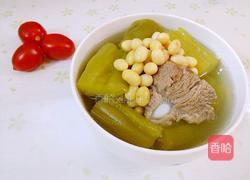 排骨苦瓜黄豆汤的做法图解9