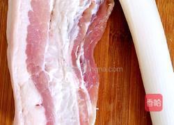 空心菜炒肉片的做法图解1