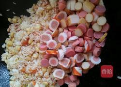 什锦丸子炒饭的做法图解7