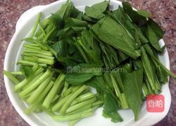 豆酱油菜的做法图解2