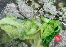 肉丸白菜汤的做法图解5