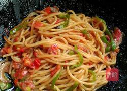 黑椒汁意大利面的做法图解6