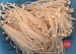 芥末金针菇的做法图解1