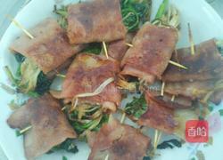 培根菜卷的做法图解5