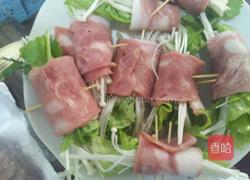 培根菜卷的做法图解4