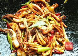 酱香鱿鱼须的做法图解9