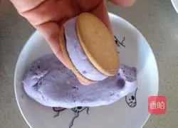 Purple Sweet Potato Sandwich Cake Recipe Illustration 4