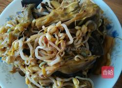 凉拌茄子绿豆芽的做法图解5