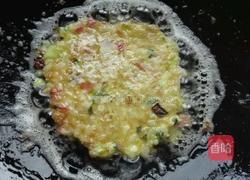 米饭鸡蛋饼的做法图解4