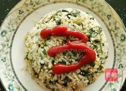 紫苏鸡蛋炒米饭的做法图解5