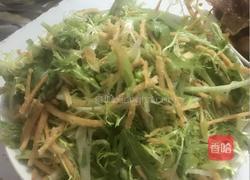 苦菊拌散子的做法图解3